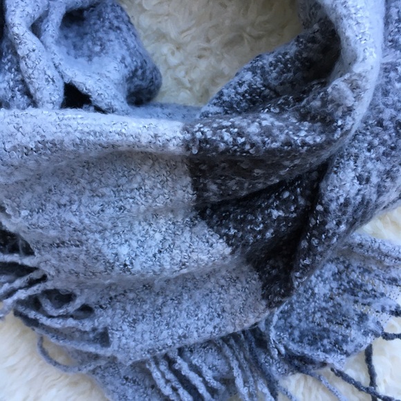 Ultra Soft & Cozy Long Scarf with Fringe Trim - Picture 3 of 4